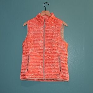 Eddie Bauer Coral Patterned Women's Vest
